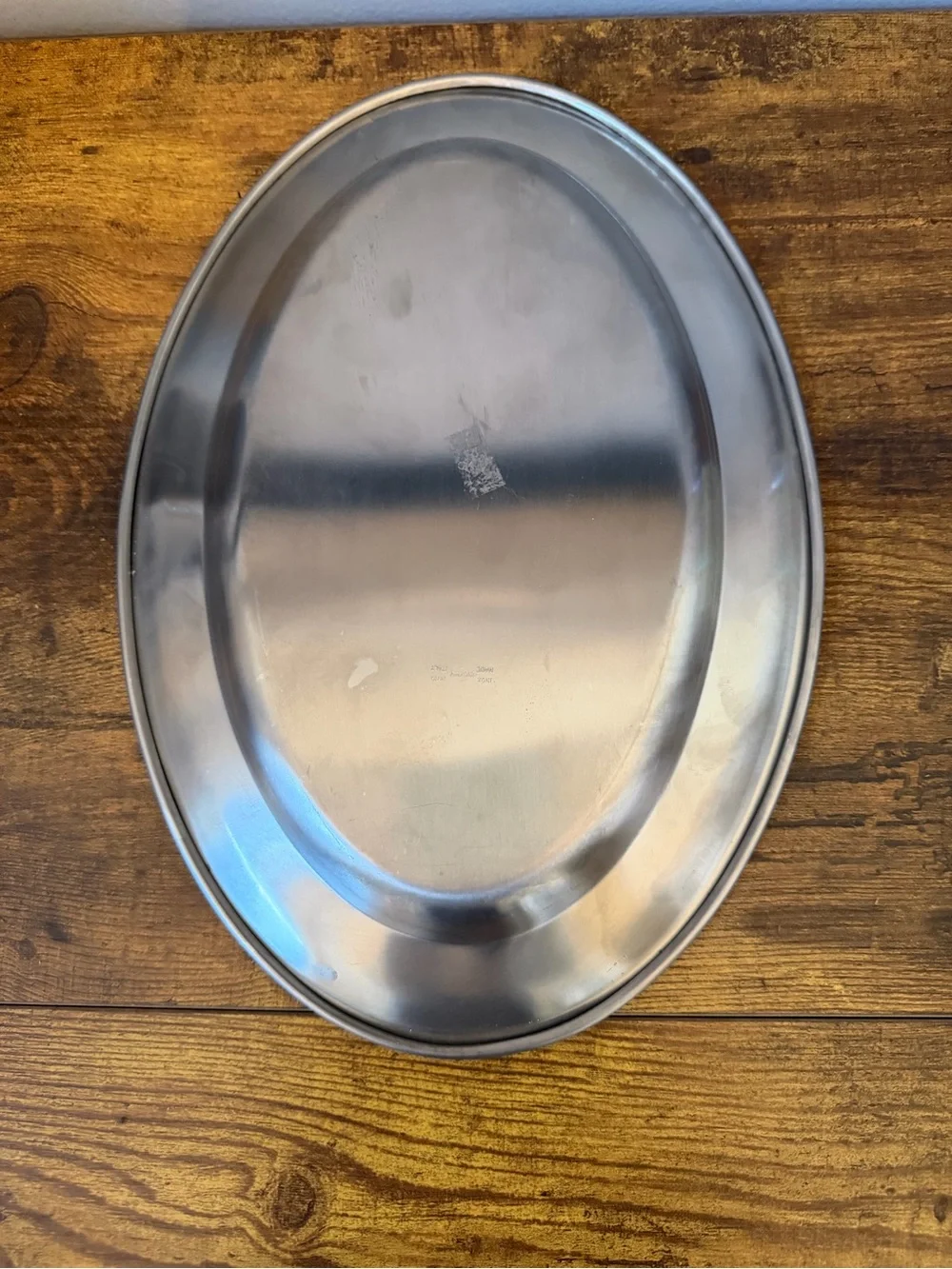 INOXRIV 18/10 Stainless Steel Oval Serving Platter Italy Buffet Server Mirror
